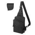Tactical Pistol Transport Bag with Holster, Concealed Carry Crossbody Sling Bag for Handgun, EDC Chest Pack for Outdoor & Range
