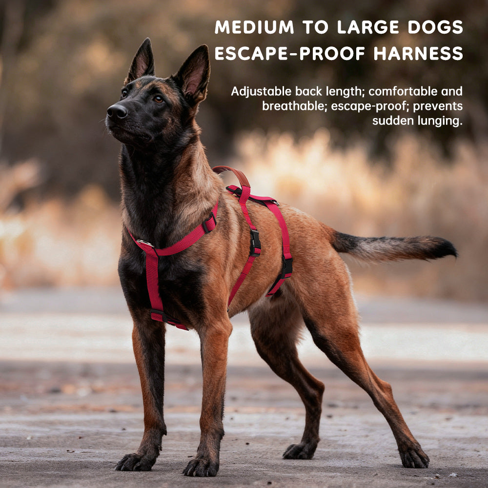 Tactical No-Pull Dog Harness, Bulletproof Vest Style for Large Dogs