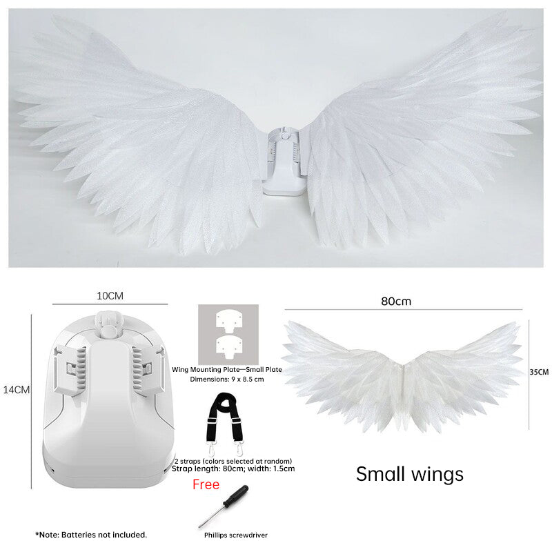 Motorized Angel Wings Flower Decoration, DIY Craft Kit for Wedding & Valentine's Bouquet