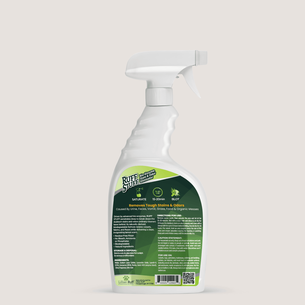 RUFF STUFF Bio-Enzyme Stain & Odor Eliminator
