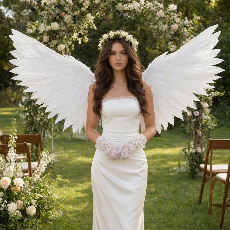 Motorized Angel Wings Flower Decoration, DIY Craft Kit for Wedding & Valentine's Bouquet