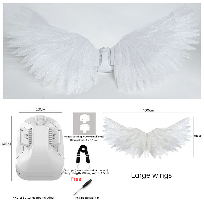 Motorized Angel Wings Flower Decoration, DIY Craft Kit for Wedding & Valentine's Bouquet