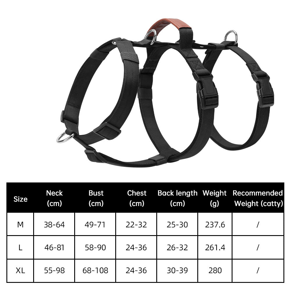 Tactical No-Pull Dog Harness, Bulletproof Vest Style for Large Dogs